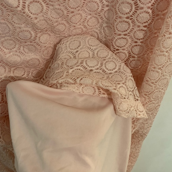 NWT Lane Bryant pink lace dress size 16 - Picture 5 of 6